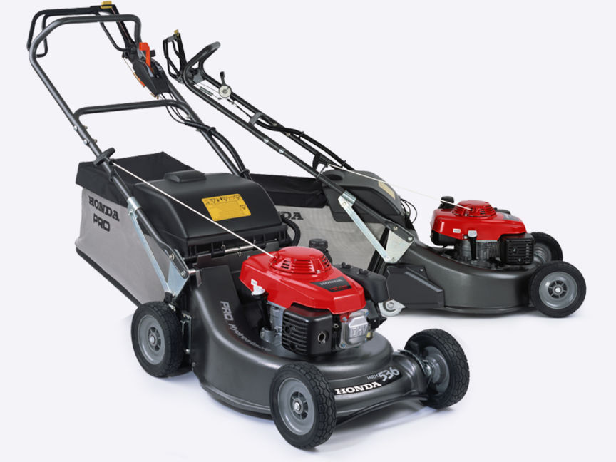 2x Honda grasmaaiers.