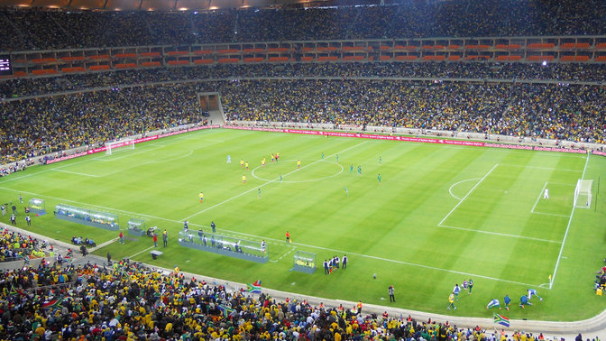 Voetbalstadion.