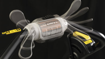 Honda HRX-grasmaaiers, close-up van SMART drive.