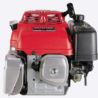 Close-up van zitmaaiermotor.