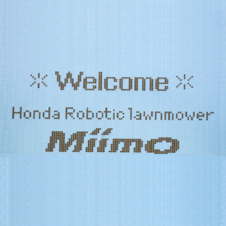 Honda Miimo close-up van scherm.