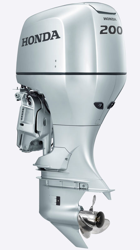 Close-up van de BF200 motor.