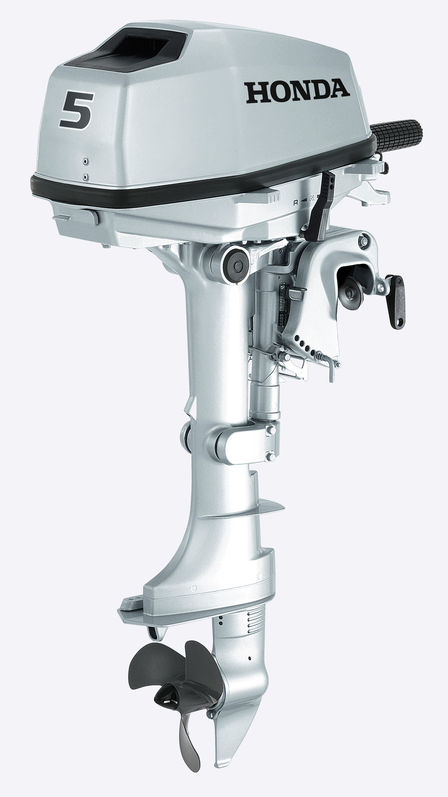 Close-up van BF5 motor.