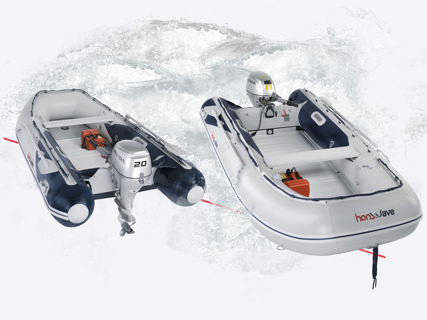 2x Honda opblaasboten.