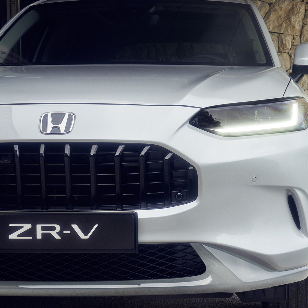 Half view of ZR-V parked