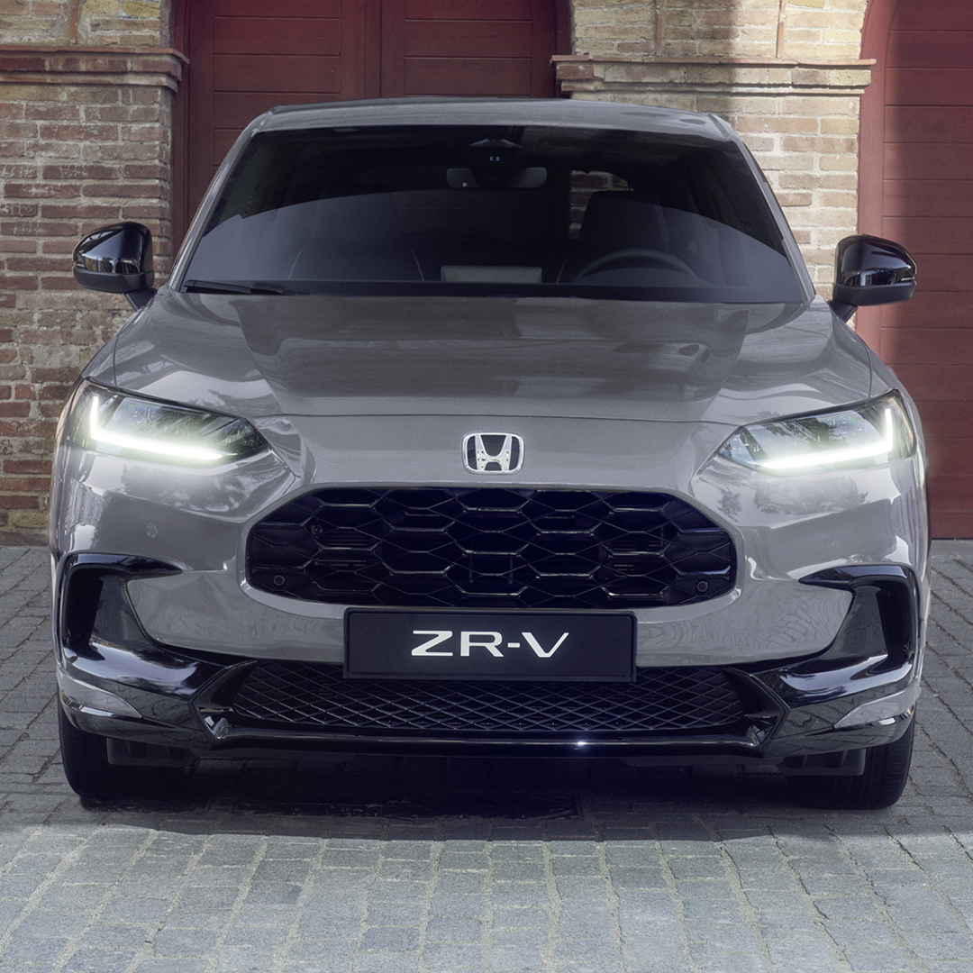 Grey ZR-V in driveway