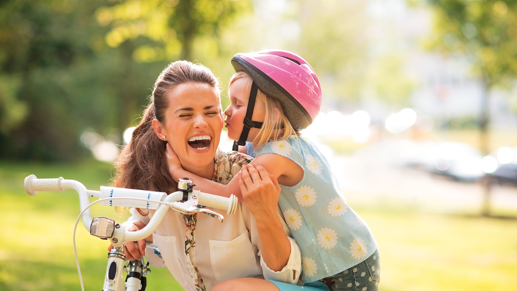 Vrouw en kind, veilig op de weg