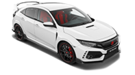 witte Honda Civic Type R