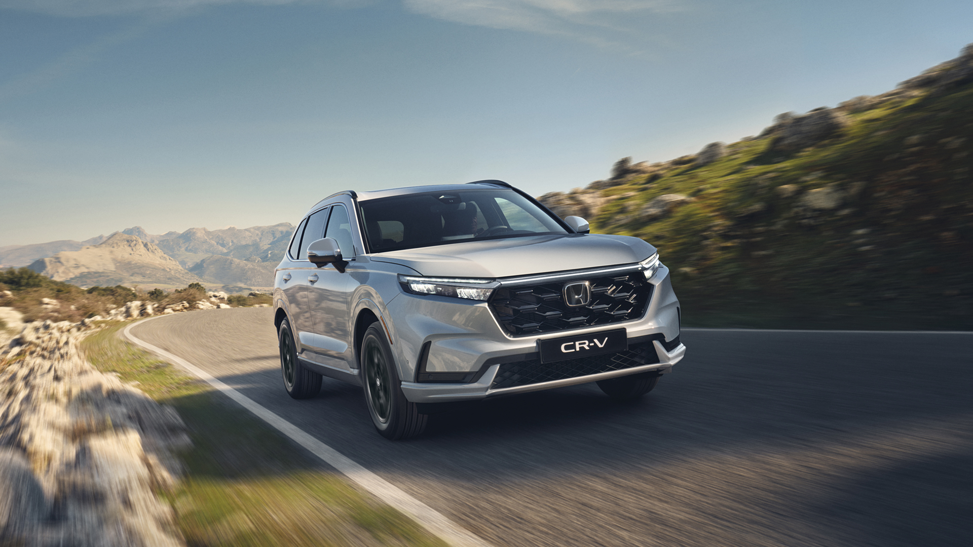 Witte CR-V toont plugin-gebied