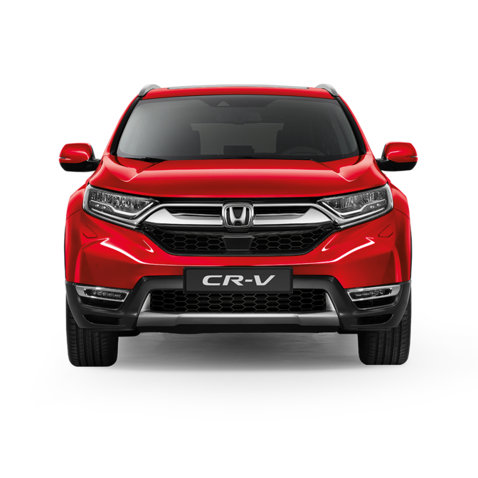 Vooraanzicht Honda CR-V.