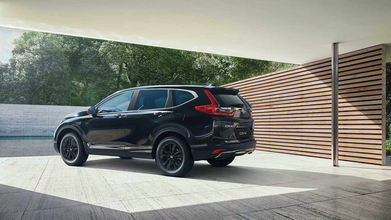 Honda CR-V met zwart chromen afwerkingen en sierlijsten