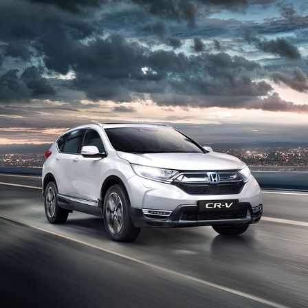 Driekwart vooraanzicht Honda CR-V