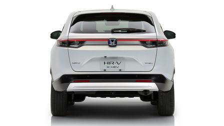 Achteraanzicht Honda HR-V in studio