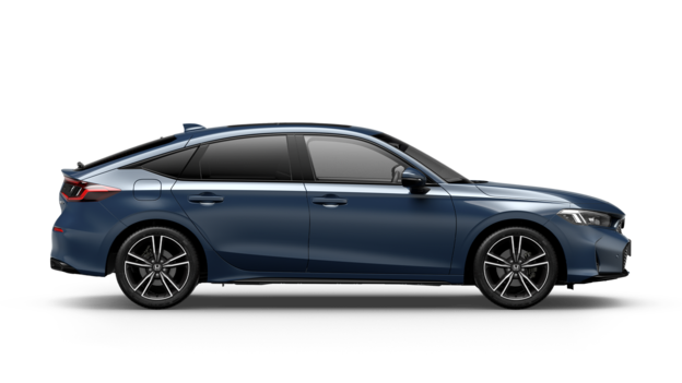 Honda Civic e:HEV zijaanzicht
