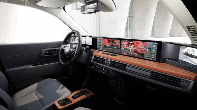 Honda e-interieur.