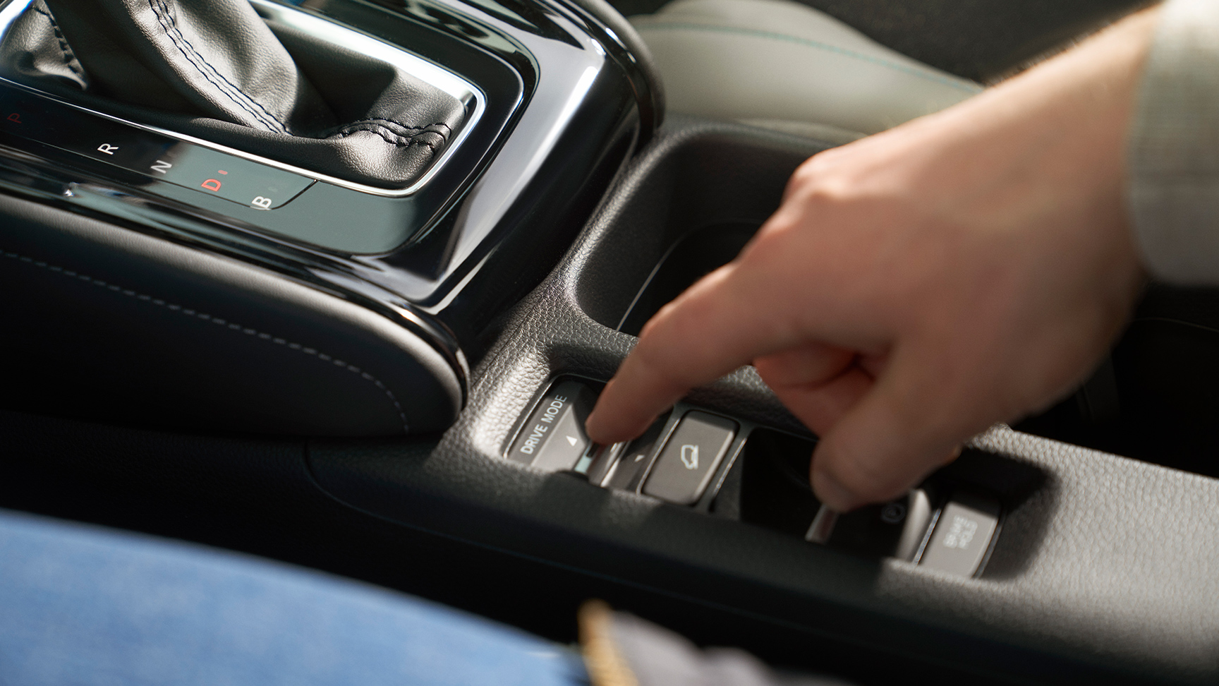 Schakelaar voor rijmodus. 