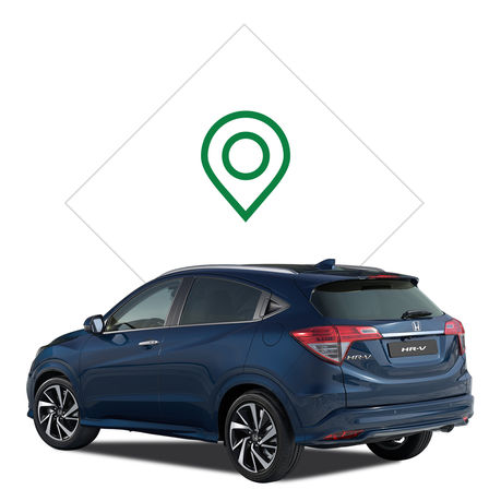 Honda HR-V illustratie dealer.
