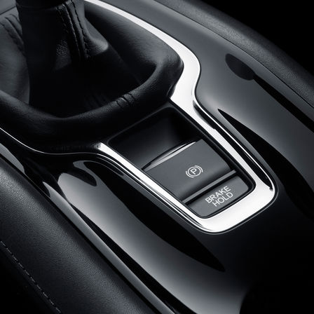 Close-up Honda HR-V bediening.