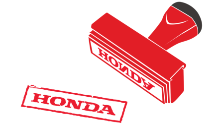 Honda-garantiestempel