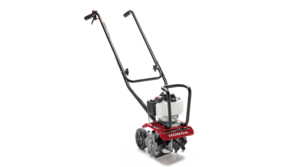 3/4 zicht op rechterkant van microtuinfrees.