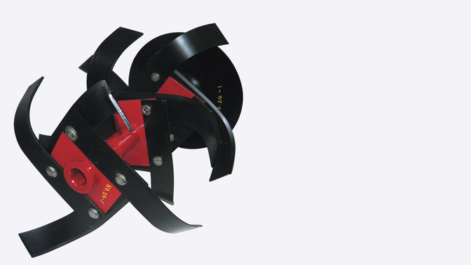 Close-up van rotors.