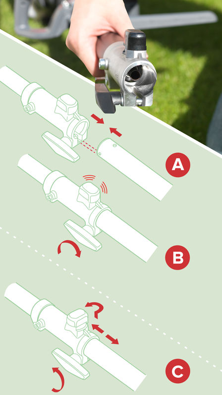 Honda Versatool-koppelsysteemdiagram.