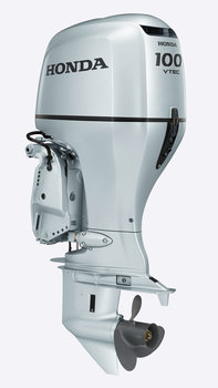 Close-up van de BF100 motor.