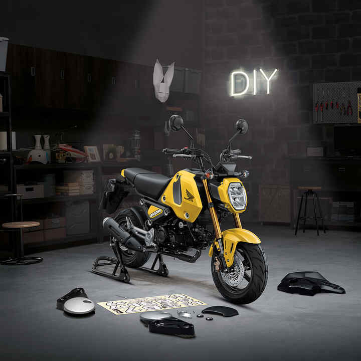 Overzicht MSX125 125 cc Range Motorfietsen Honda