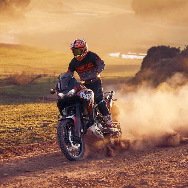 Africa Twin statisch beeld line-up