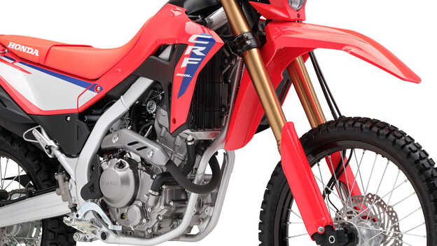 Honda CRF300L en CRF300 Rally motorfietsen.