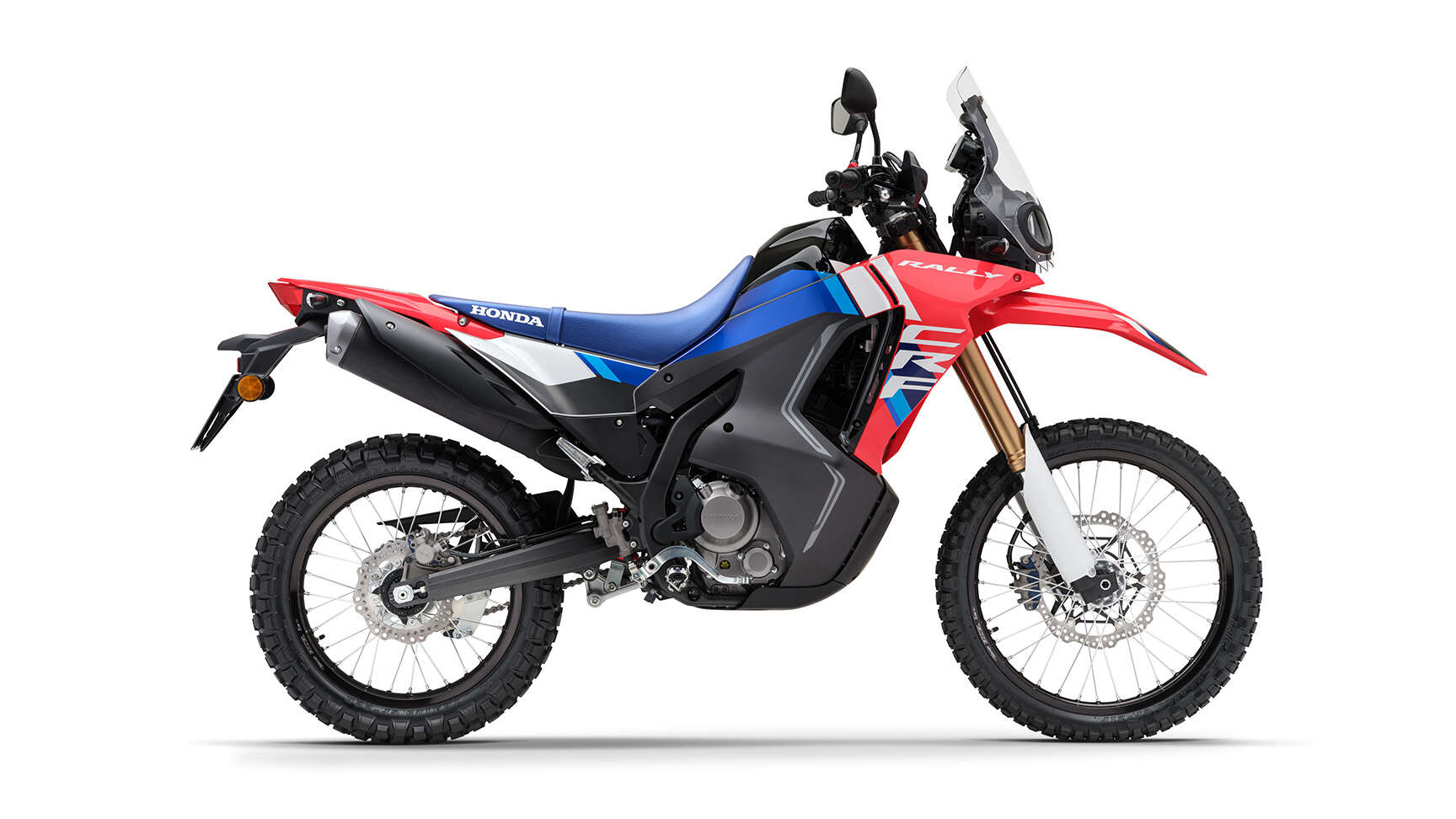 Zijaanzicht CRF300 Rally