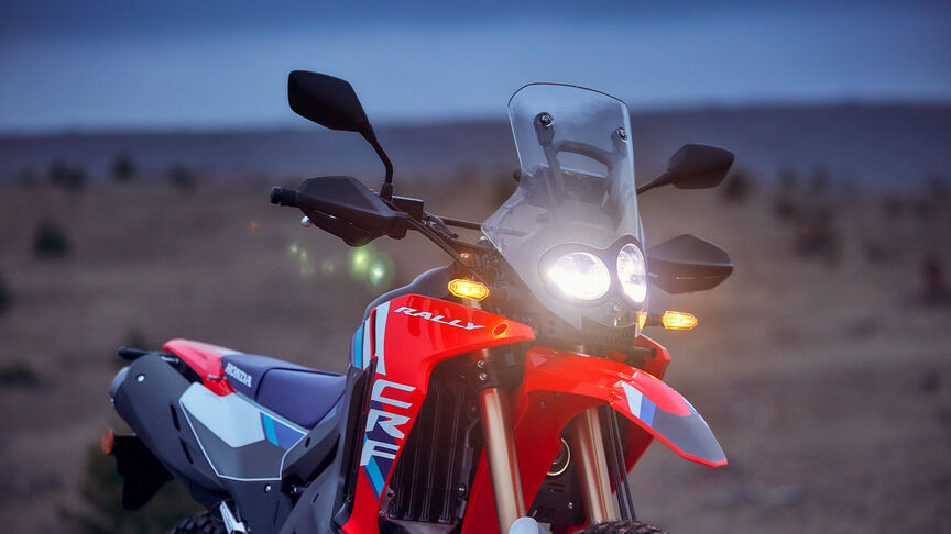Honda CRF300L en CRF300 Rally motorfietsen.
