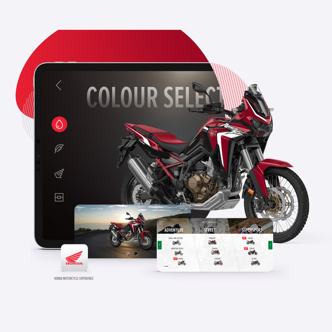 HONDA Africa Twin application customize 3D