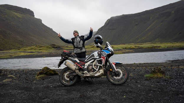 Gregor Dorsch een motorjournalist.
