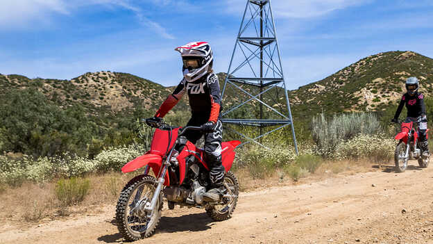 CRF110F Soepele 4-versnellingsbak