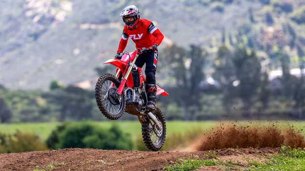 CRF450R Showa achterschokdemper en Pro-Link