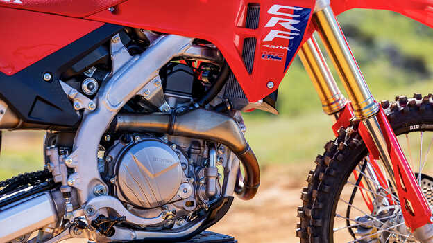 CRF450R Unicam viertaktmotor van 449,7 cc