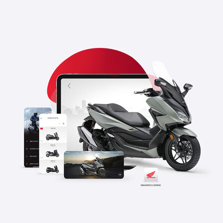 Bekijk de Honda Forza 350 in de app.
