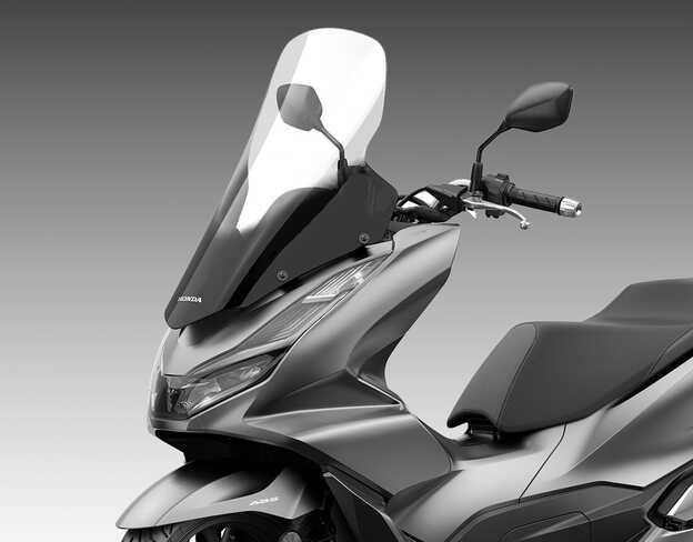 Honda PCX125 windscherm