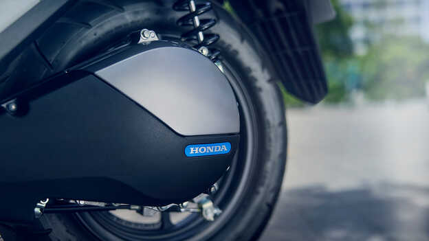 Close-up van de nieuwe E-Drive aandrijfbron.