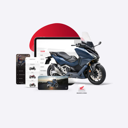 Honda Motorcycles Experience App met de Forza 750