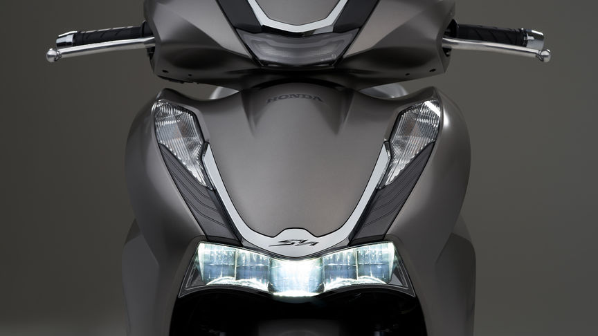 Honda SH350i, aantrekkelijke, slanke stijl met volledige LED-verlichting