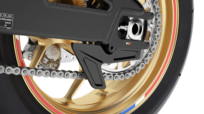 Honda CBR1000RR-R Fireblade SP driekleurige wielstripset
