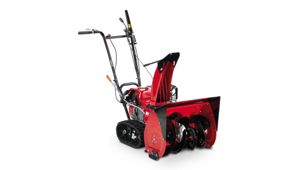 Driekwart aanzicht van rechterkant van sneeuwfrees uit 6-serie.