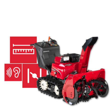 Sneeuwfrezen, specificatie-illustratie.