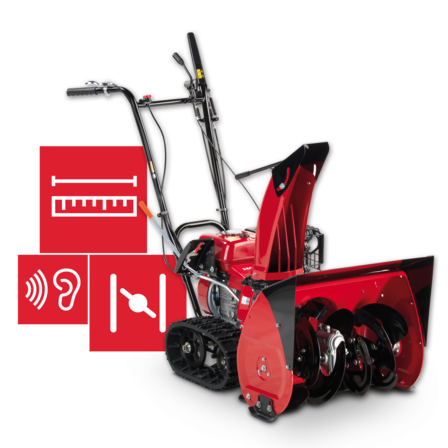 Sneeuwfrezen, specificatie-illustratie.