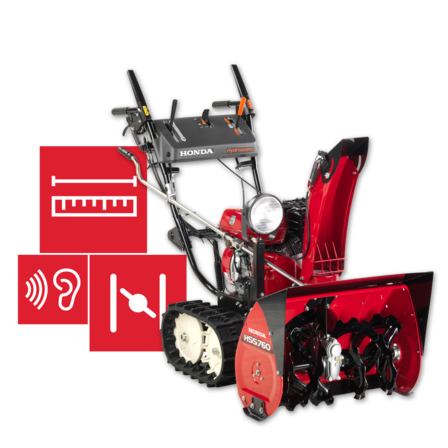 Sneeuwfrezen, specificatie-illustratie.