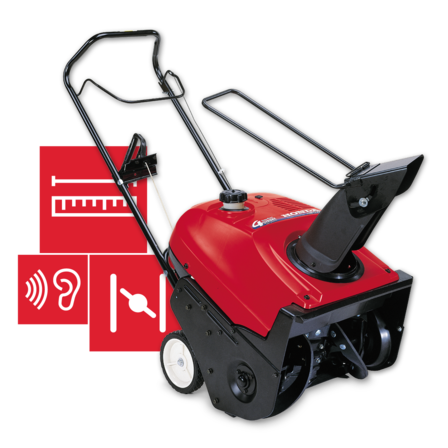 Sneeuwfrezen, specificatie-illustratie.