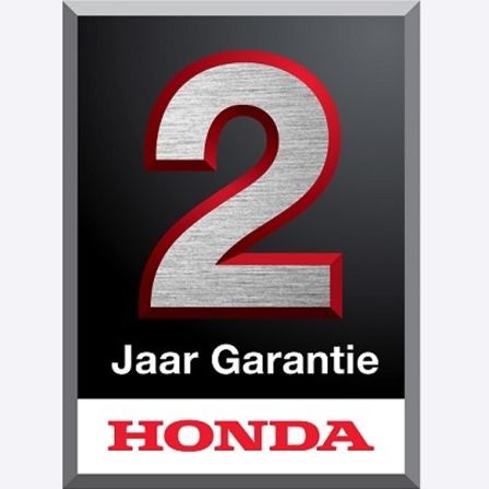 Honda Versatool, logo voor 2 jaar garantie.